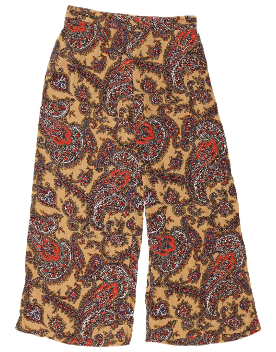 FAT FACE Damen-Hose mit hoher Taille, UK 12, M, W30, L27, mehrfarbig