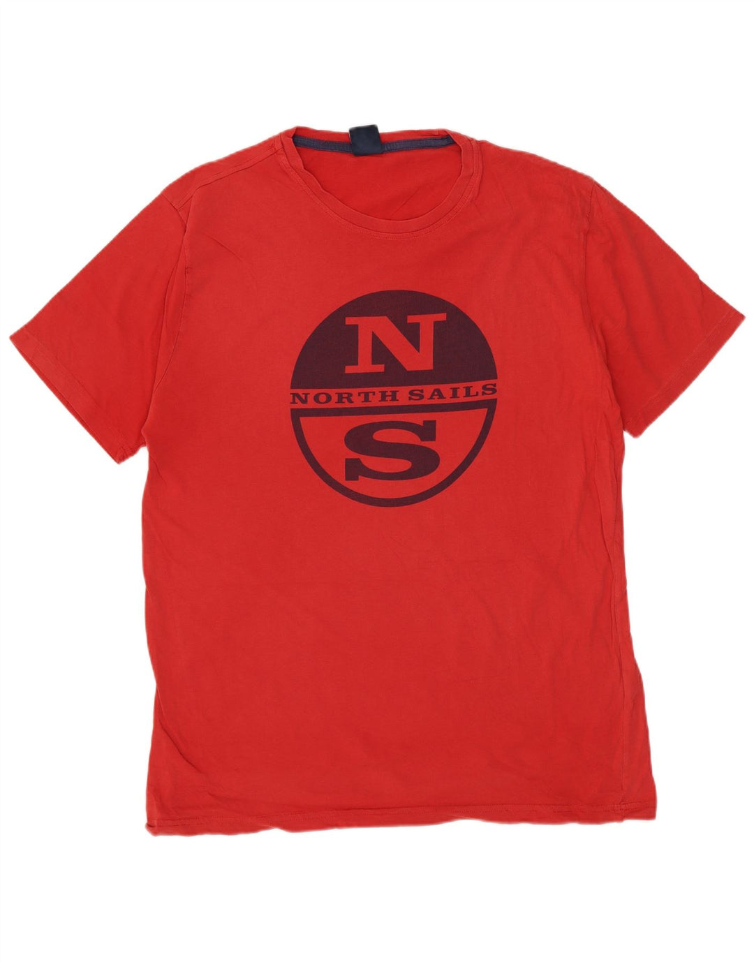 North Sails Herren-T-Shirt mit Grafik, Größe L, Rot