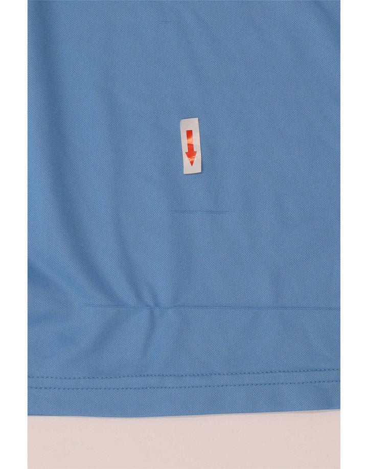 Nike Herren Dri Fit T-Shirt Top Mittelblaues Polyester