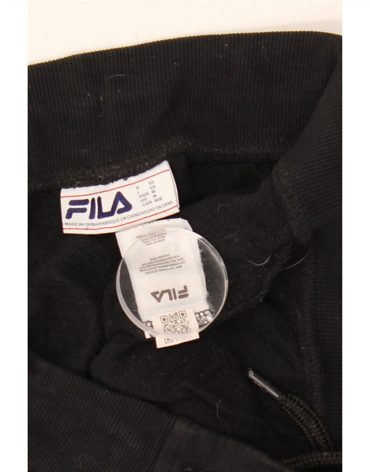 Fila Herren-Trainingshose mit Grafik, mittelschwarz, Baumwolle