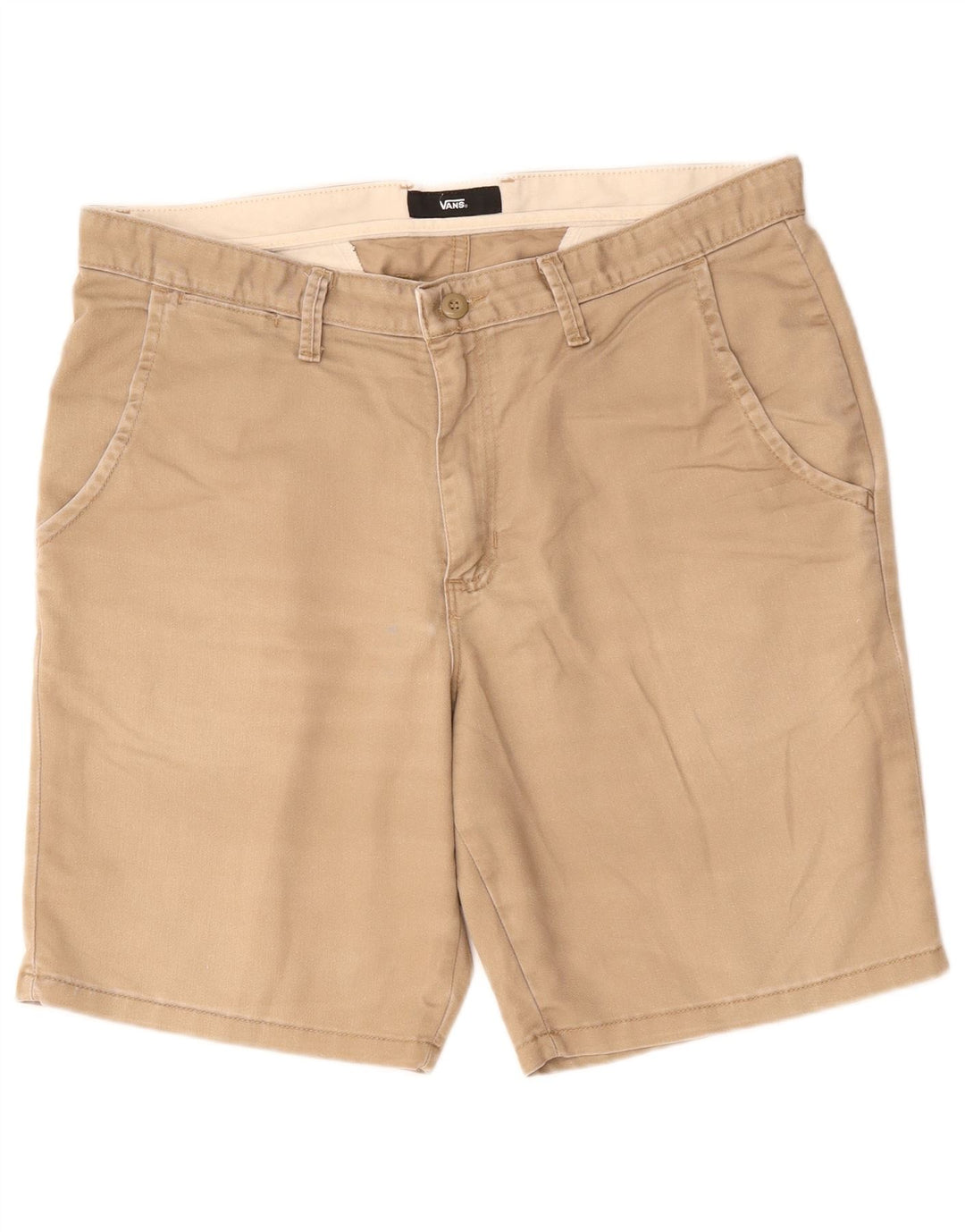 Vans Herren Chinoshorts W36 Large Beige Baumwolle