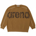 Arena Herren-Sweatshirt mit Grafik, groß, Khaki, Baumwolle