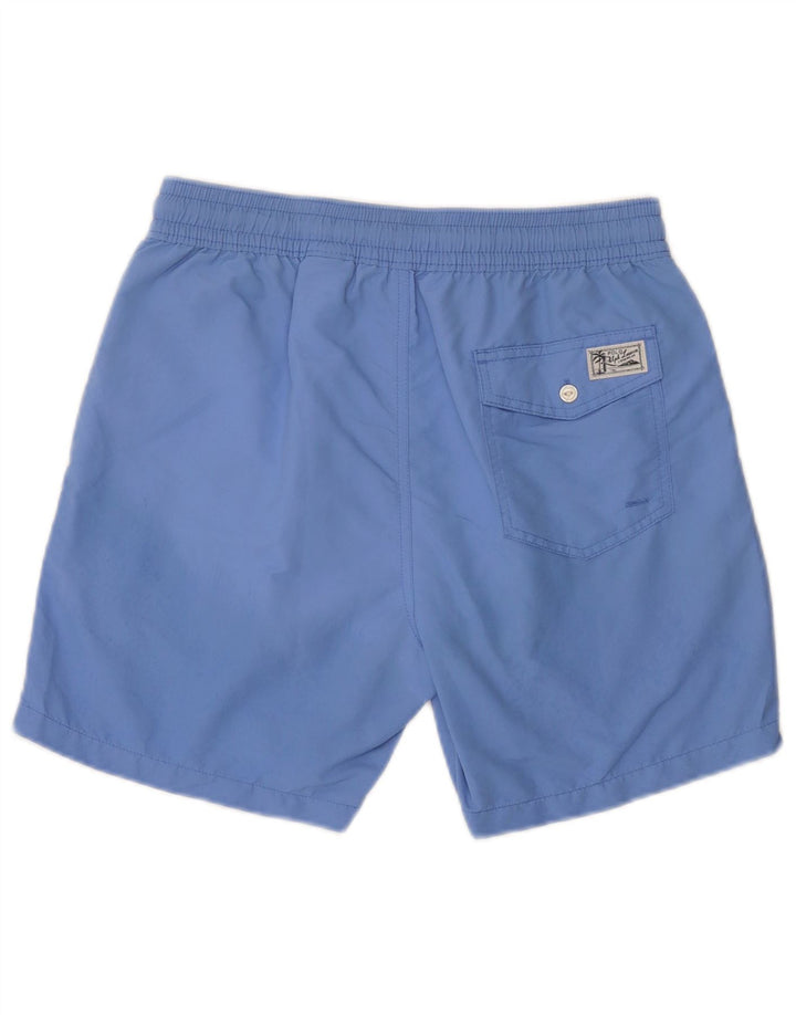 Polo Ralph Lauren Herren-Badeshorts, klein, blaues Nylon