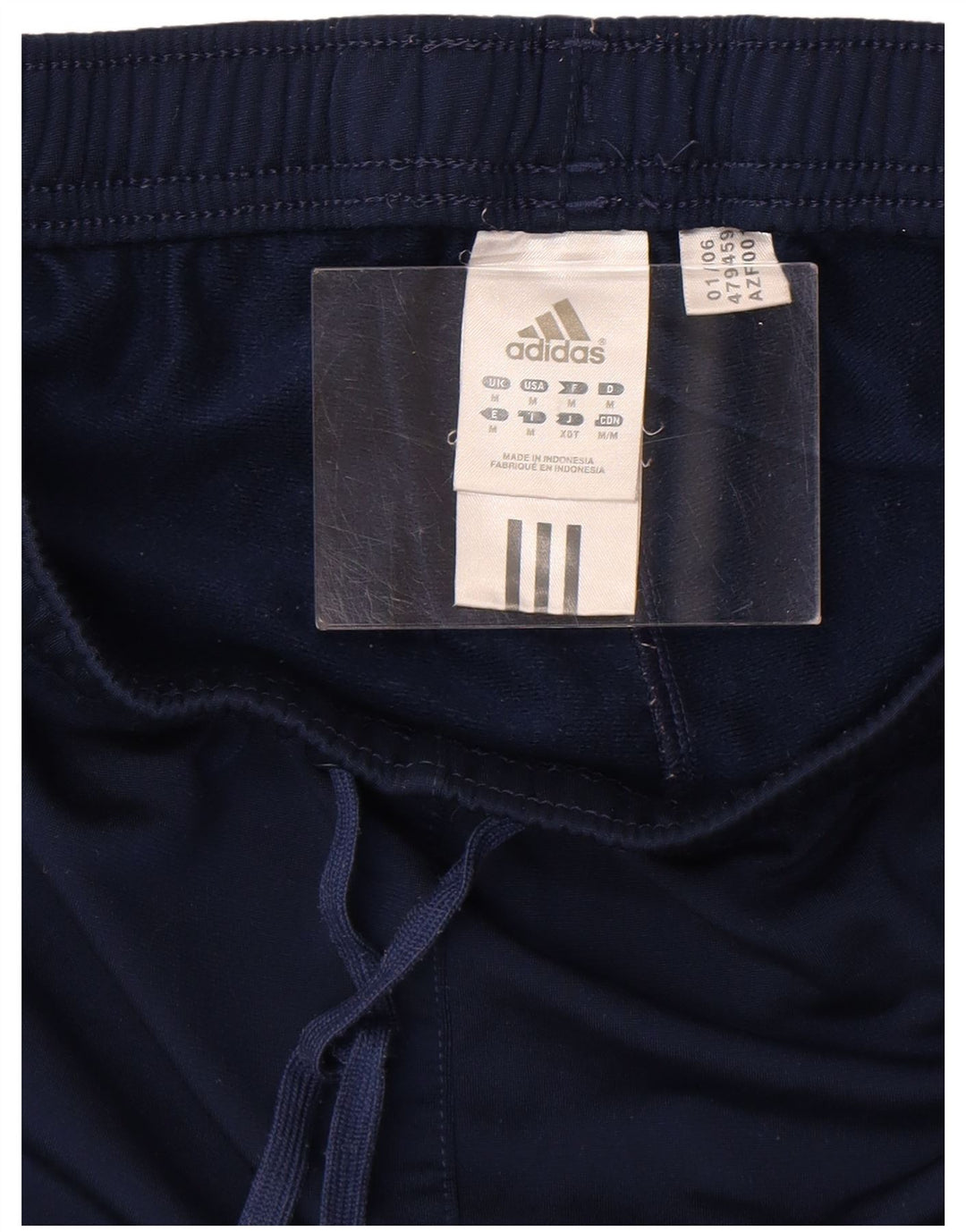 Adidas Damen Sportshorts UK 12 Medium Marineblau Polyester