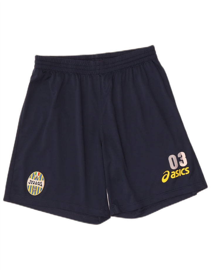 Asics Herren HELLAS VERONA Grafik Sportshorts Medium Marineblau Polyester