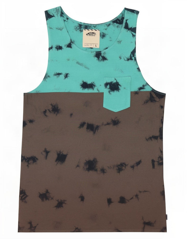 Vans Herren Weste Top Large Grau Tie Dye