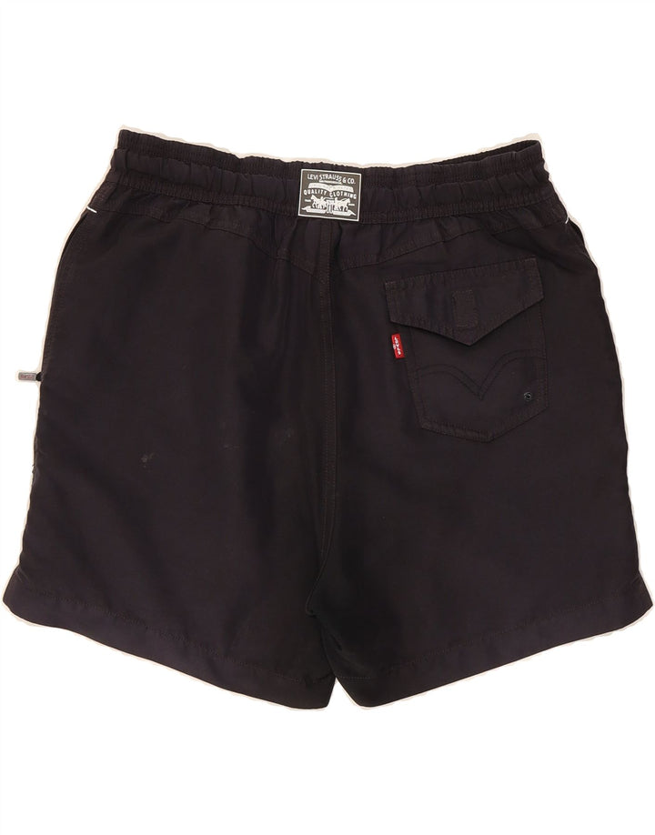 LEVI'S Mens Swimming Shorts Medium  Black Polyester Vintage Levi's and Second-Hand Levi's from Messina Hembry 