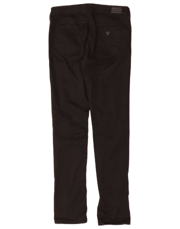 Guess Damen Nicole Skinny Jeans W29 L30 Schwarze Baumwolle