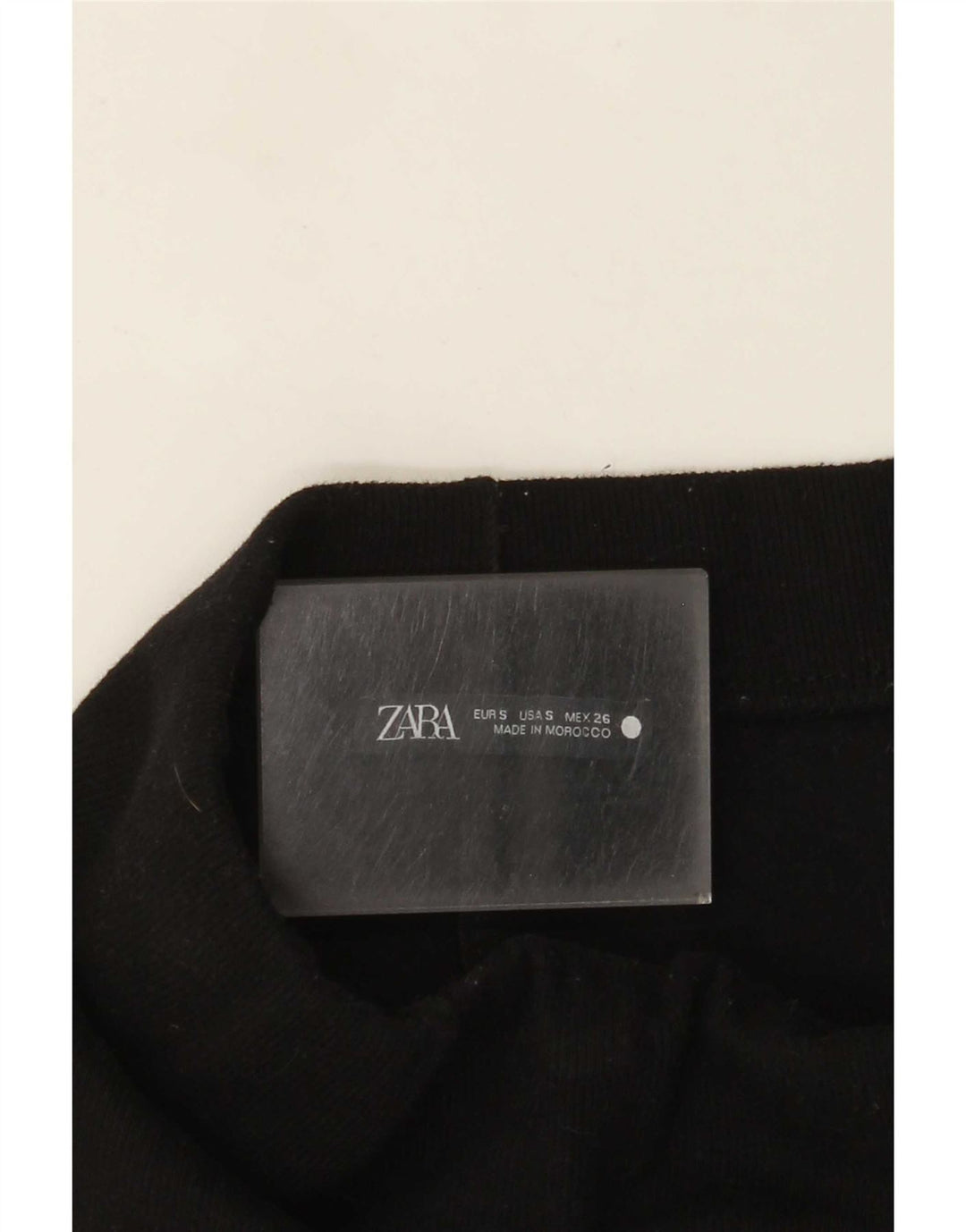Zara Damen Bleistiftrock Small W26 Schwarz