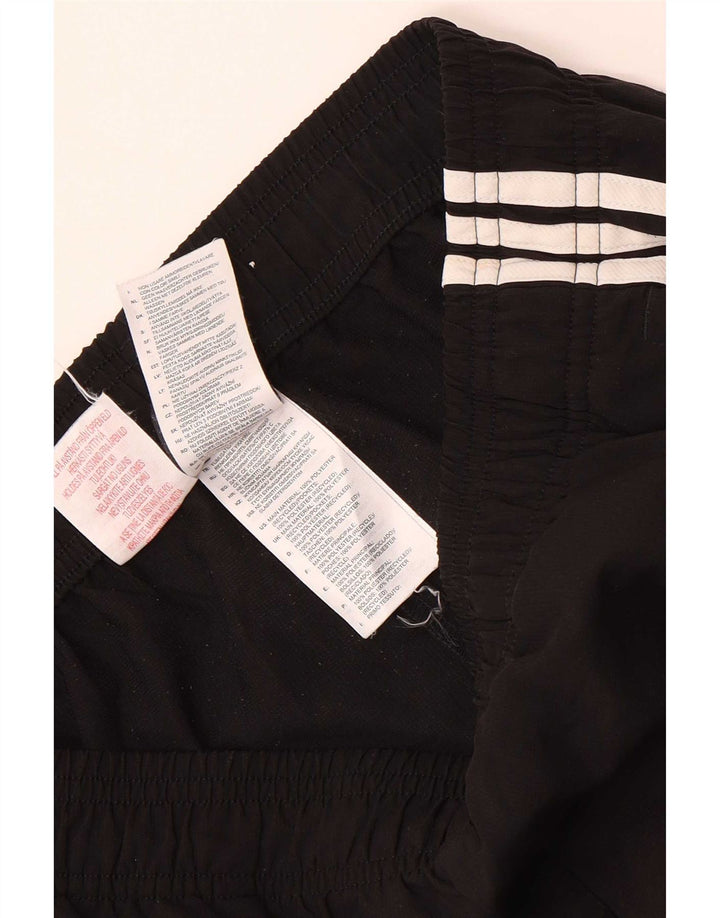 Adidas Sportshorts für Jungen, 15–16 Jahre, schwarzes Polyester