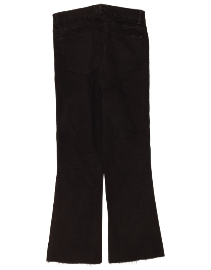 Zara Damen Schlagjeans EU 38 Small W28 L26 Schwarze Baumwolle