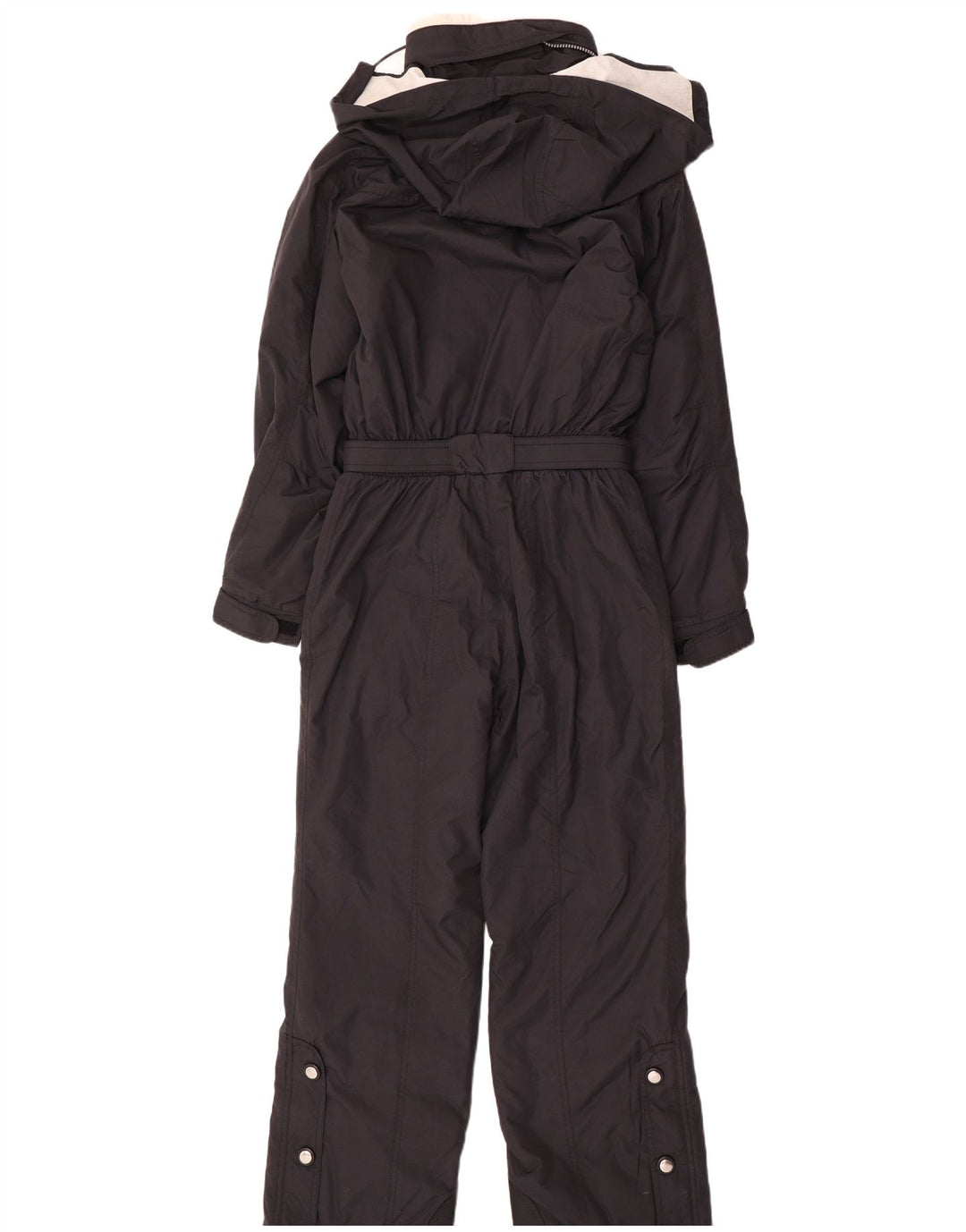 Fila Damen Italia Kapuzen-Skioverall IT 42 Mittelschwarzes Nylon