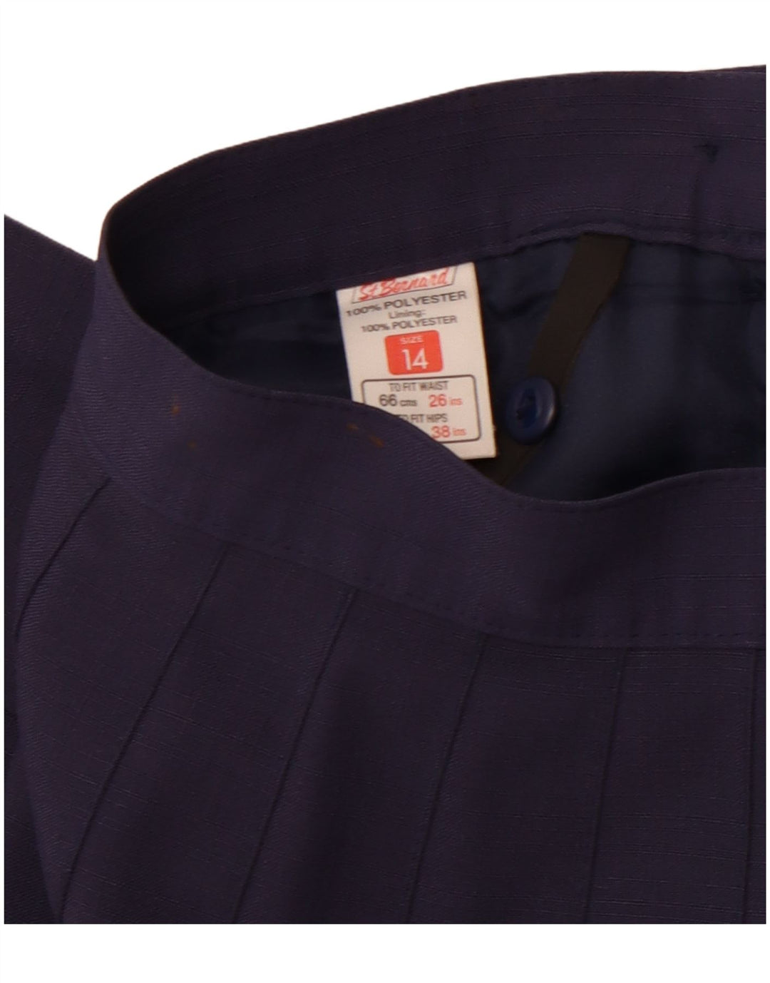 ST. BERNARD A-Linien-Rock mit hoher Taille für Damen, UK 14, Mittel W28, Marineblau