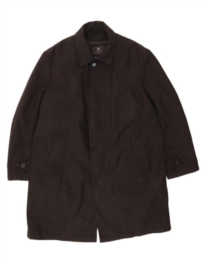 Marks & Spencer Herrenmantel UK 42 XL Schwarz Polyester