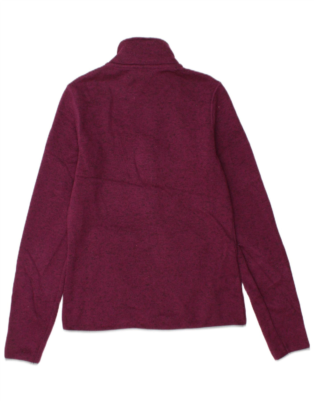 EDDIE BAUER Womens Tracksuit Top Jacket UK 10 Small Burgundy Polyester