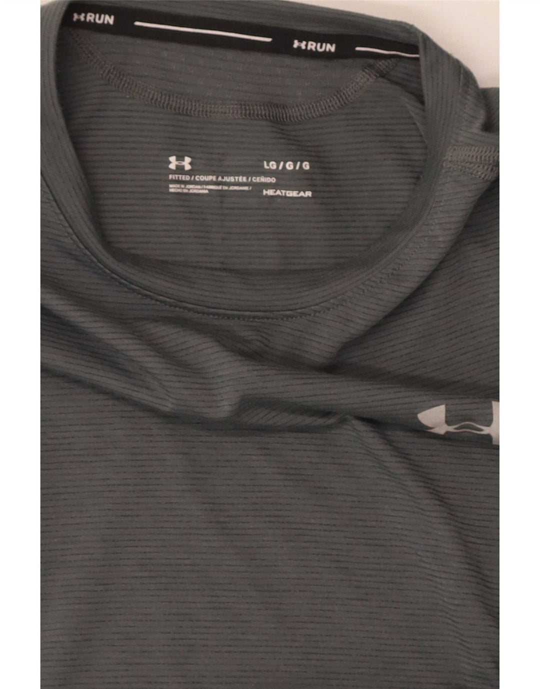 Under Armour Herren-Laufoberteil, langärmelig, groß, Grau, Sport