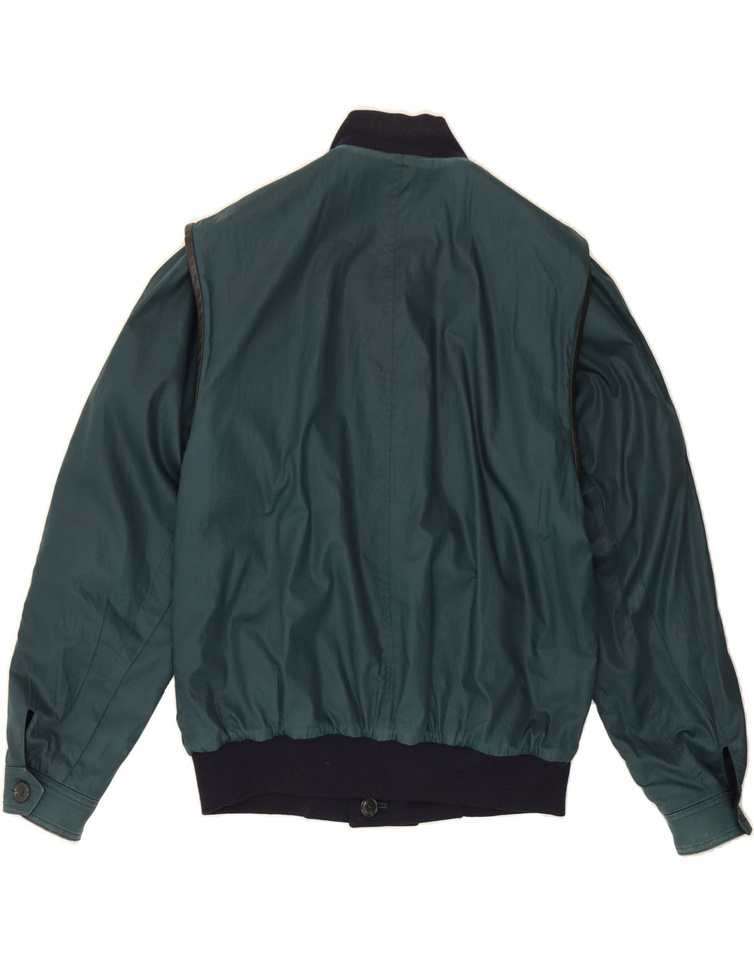 SALKO Mens Reversible Jacket IT 50 Large Blue Virgin Wool Vintage Salko and Second-Hand Salko from Messina Hembry 