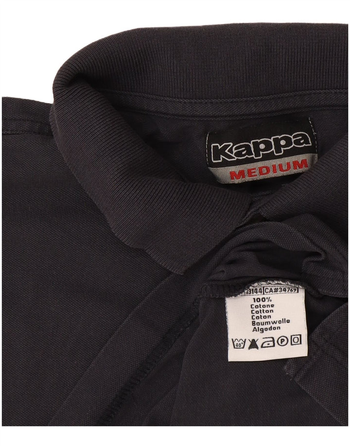 Kappa Herren-Poloshirt, mittelmarineblaue Baumwolle