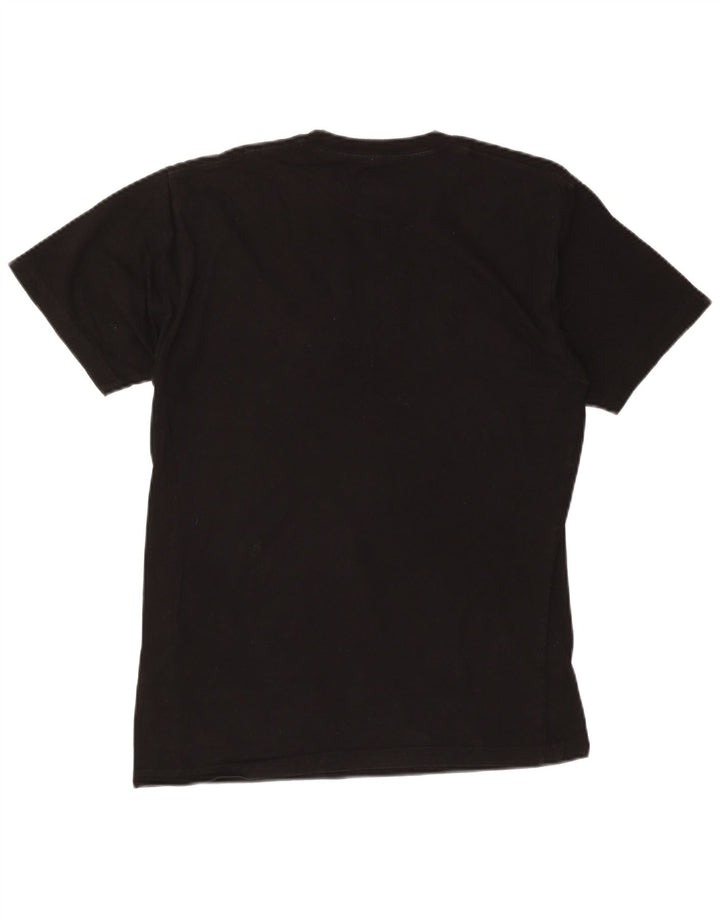 VANS Herren Grafik-T-Shirt-Oberteil aus mittelschwarzer Baumwolle