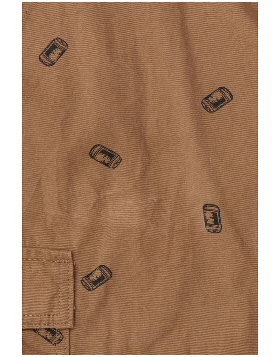 WRANGLER Herren Graphic Cargo Shorts W40 XL Braune Baumwolle