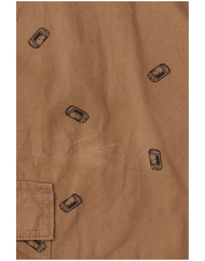 WRANGLER Herren Graphic Cargo Shorts W40 XL Braune Baumwolle