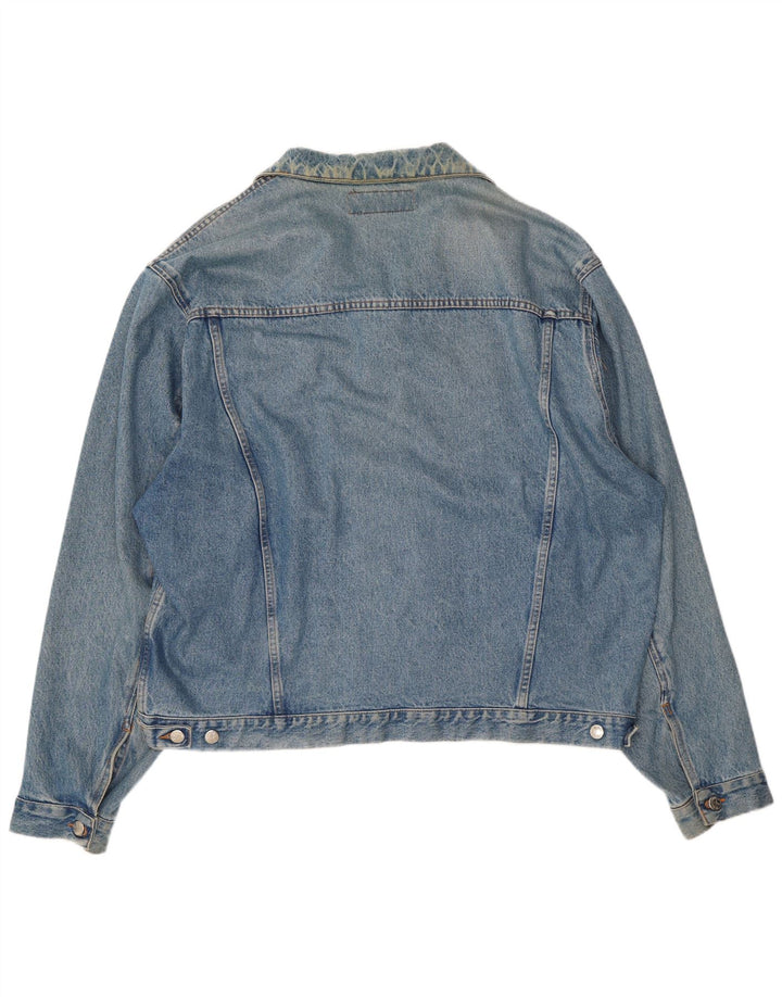 Americanino Herren Jeansjacke UK 44 2XL Blaue Baumwolle