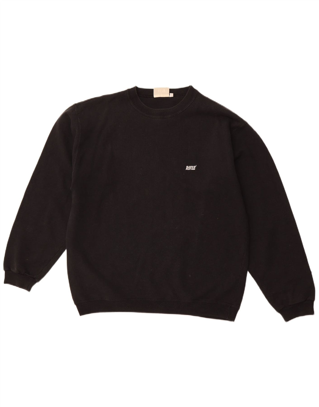 RIFLE Herren Sweatshirt Pullover XL Schwarz Baumwolle