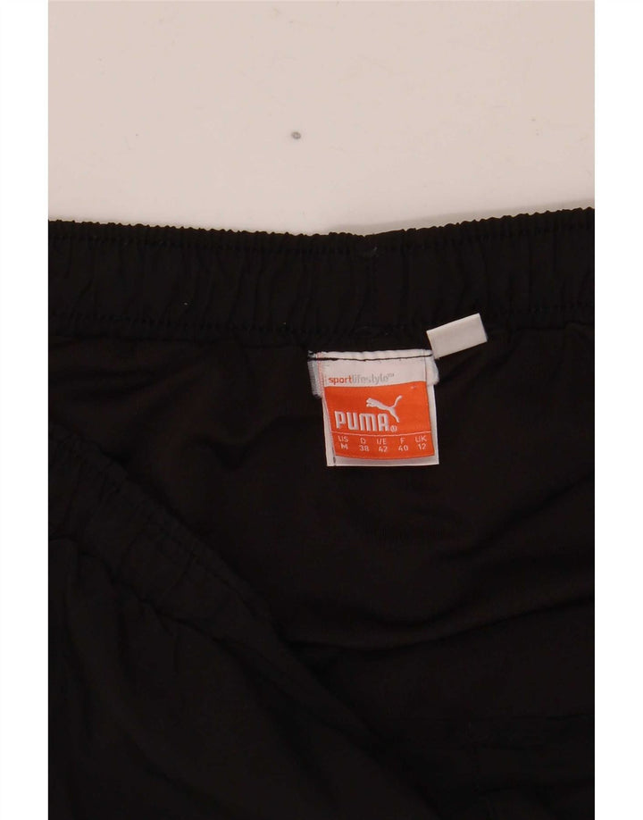 Puma Damen Sportshorts UK 12 Mittelschwarz Farbblock
