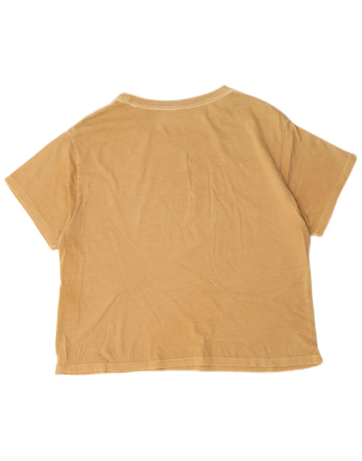 Levi's Damen T-Shirt Top UK 14 Mittelbeige Baumwolle