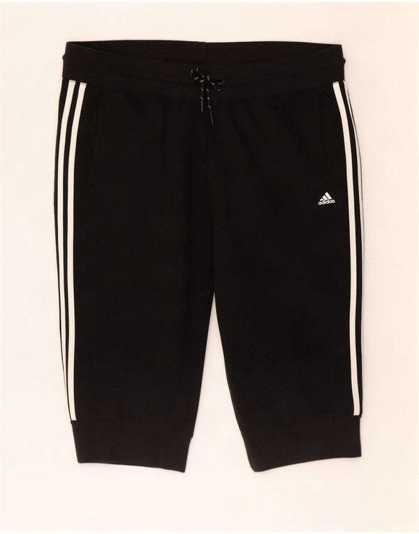 Adidas Damen Climalite Sport Shorts UK 16/18 Large Schwarz Polyester
