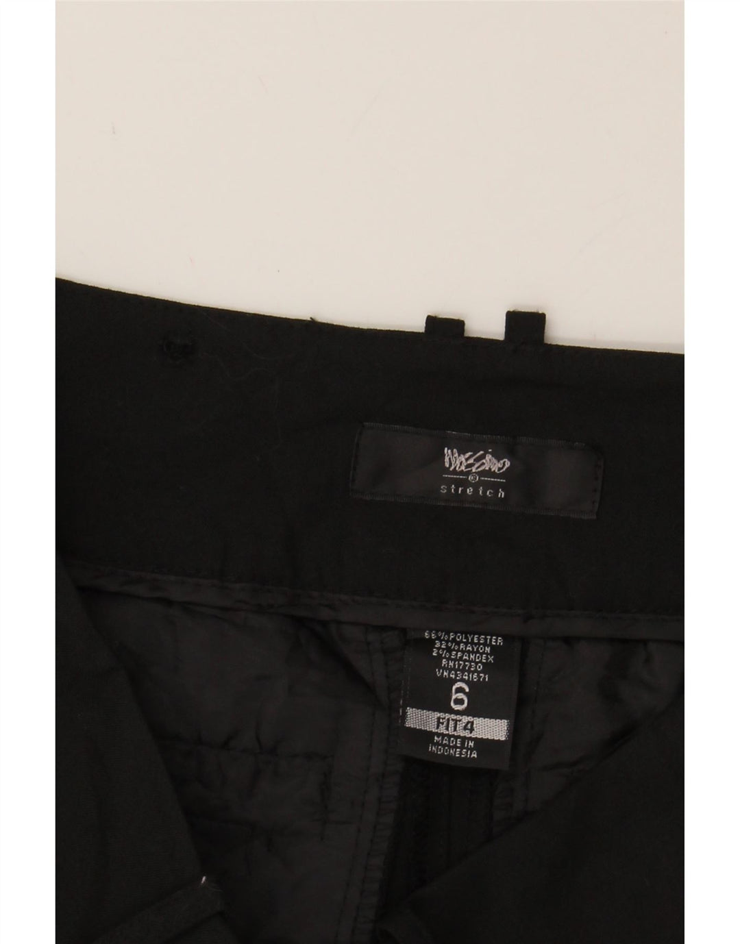 MOSSIMO Womens Bootcut Casual Trousers US 6 Medium W32 L33 Black Polyester Vintage Mossimo and Second-Hand Mossimo from Messina Hembry 