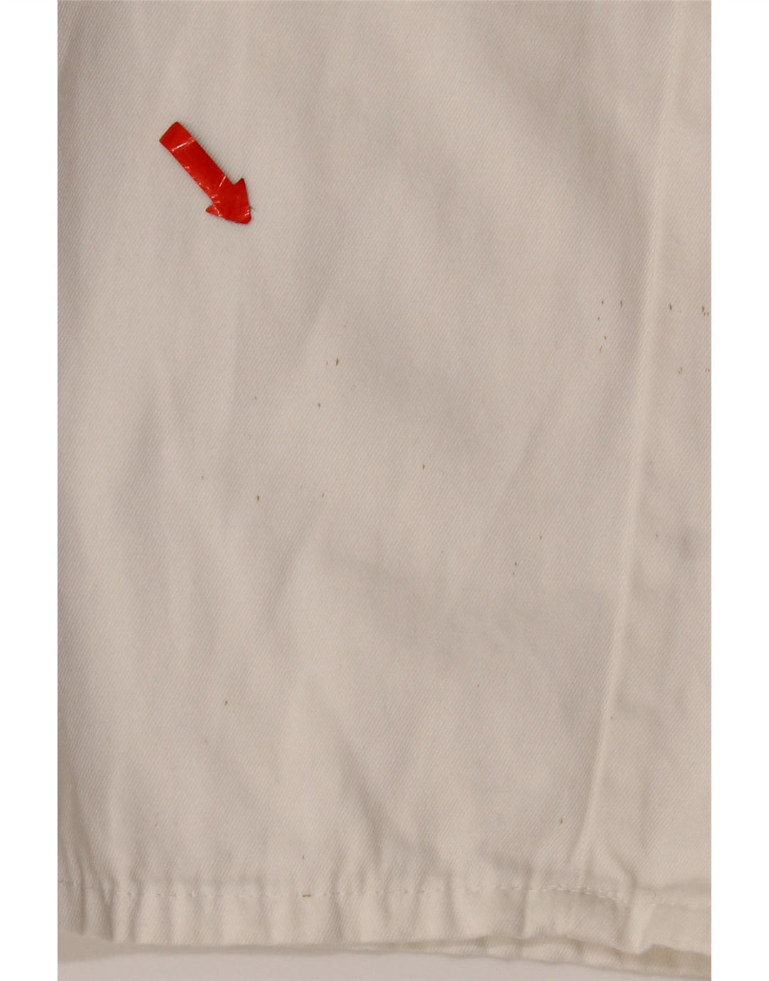 POP 84 Gerade Herren-Chinohose, IT 48, M, B34, L34, weiße Baumwolle