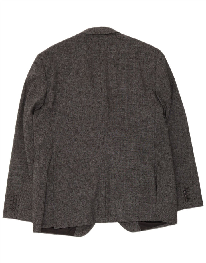 Marks & Spencer Herren 2-Knopf-Blazerjacke UK 44 XL Grau