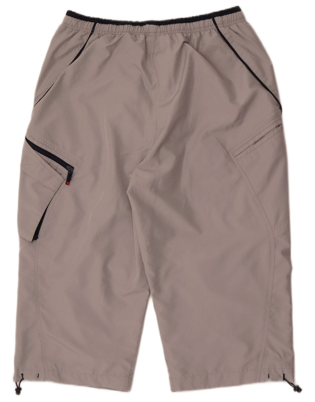 Reebok Herren-Bermuda-Sportshorts, großes graues Polyester