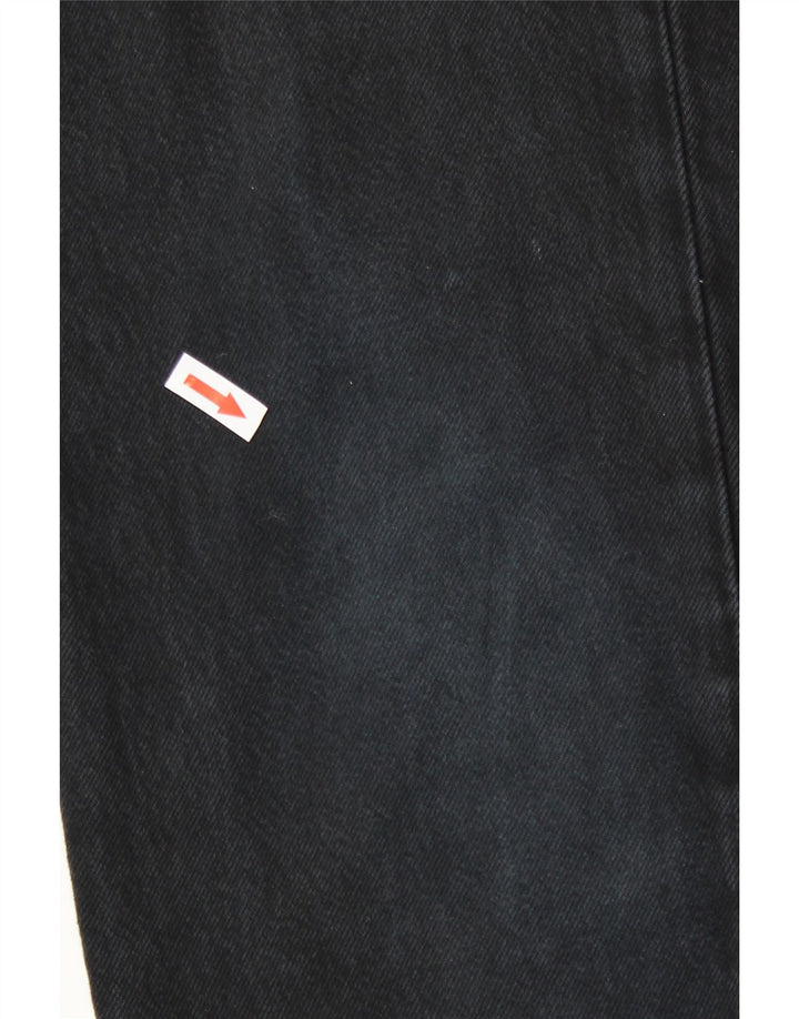 Levi's Herren 501 Straight Jeans W33 L30 schwarze Baumwolle