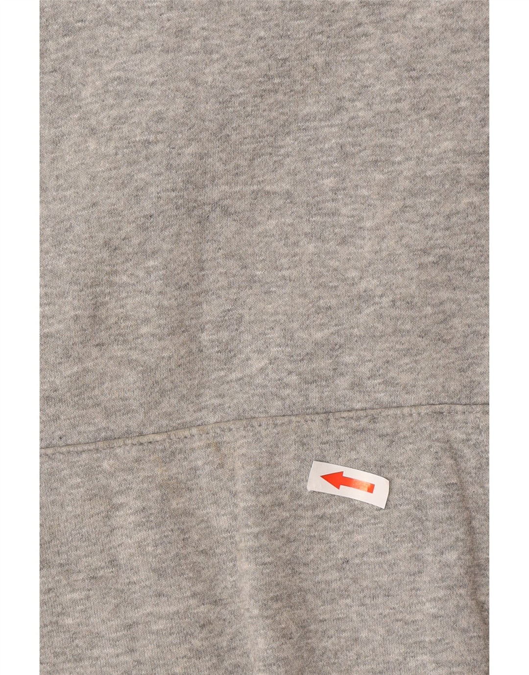 Nike Womens Graphic Oversized Hoodie Pullover UK 14 Mittelgraue Baumwolle