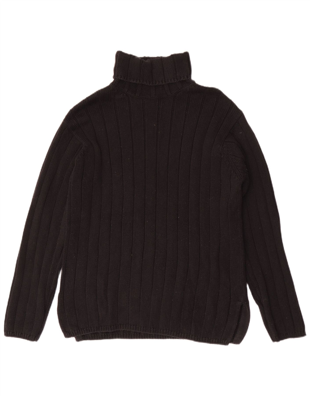 Gap Rollkragenpullover für Damen, Gr. 14, mittelschwarz, Baumwolle
