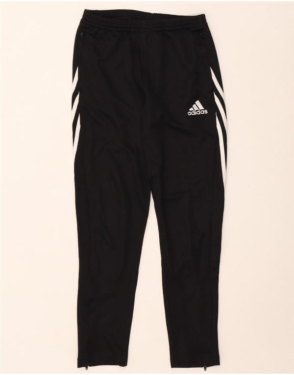 Adidas Jungen Climalite Trainingshose 13–14 Jahre, schwarzes Polyester