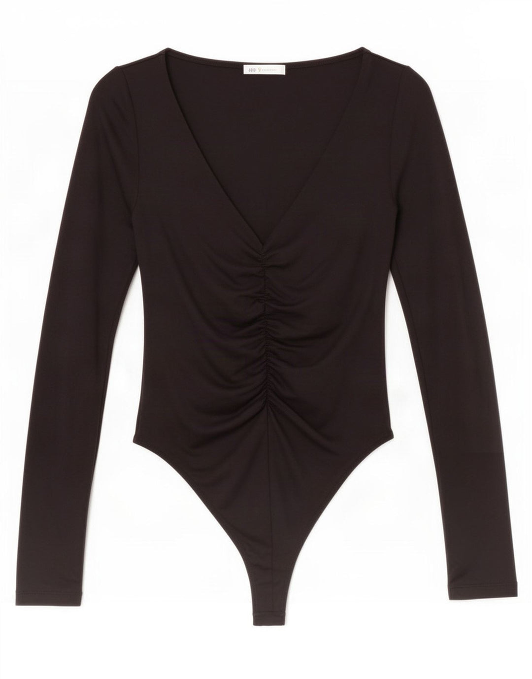 Zara Damen-Body UK 12 Medium Schwarz Polyamid