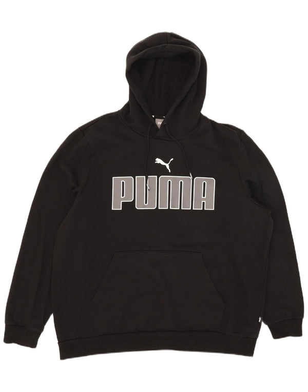 Puma Herren Graphic Hoodie Pullover XL Schwarz Baumwolle