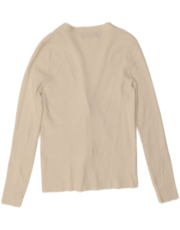 Marks & Spencer Damen-Cardigan-Pullover UK 14 Mittelweiß