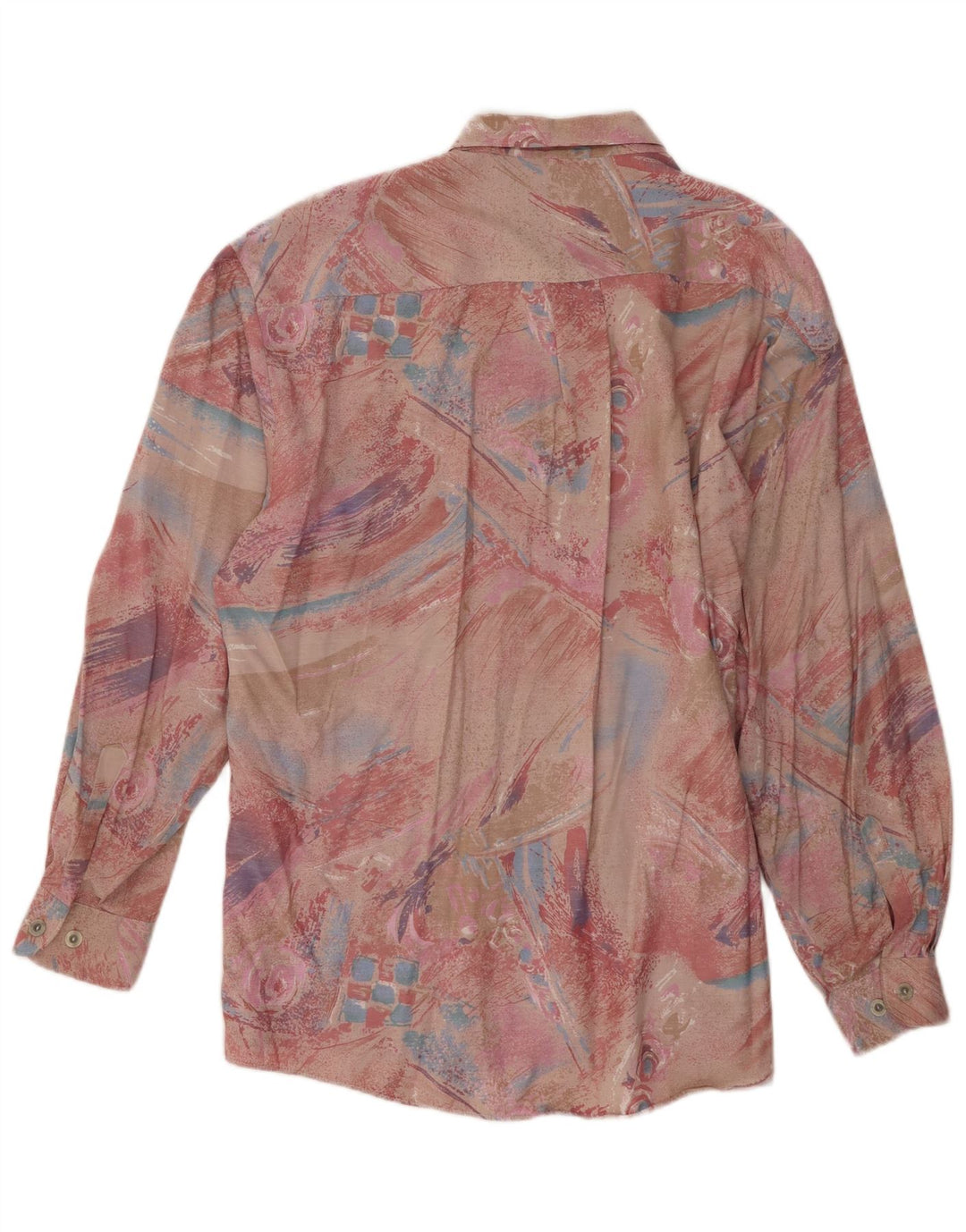 Fairbanks Herren-Hemd mit abstraktem Muster, Größe 46 XL, Rosa