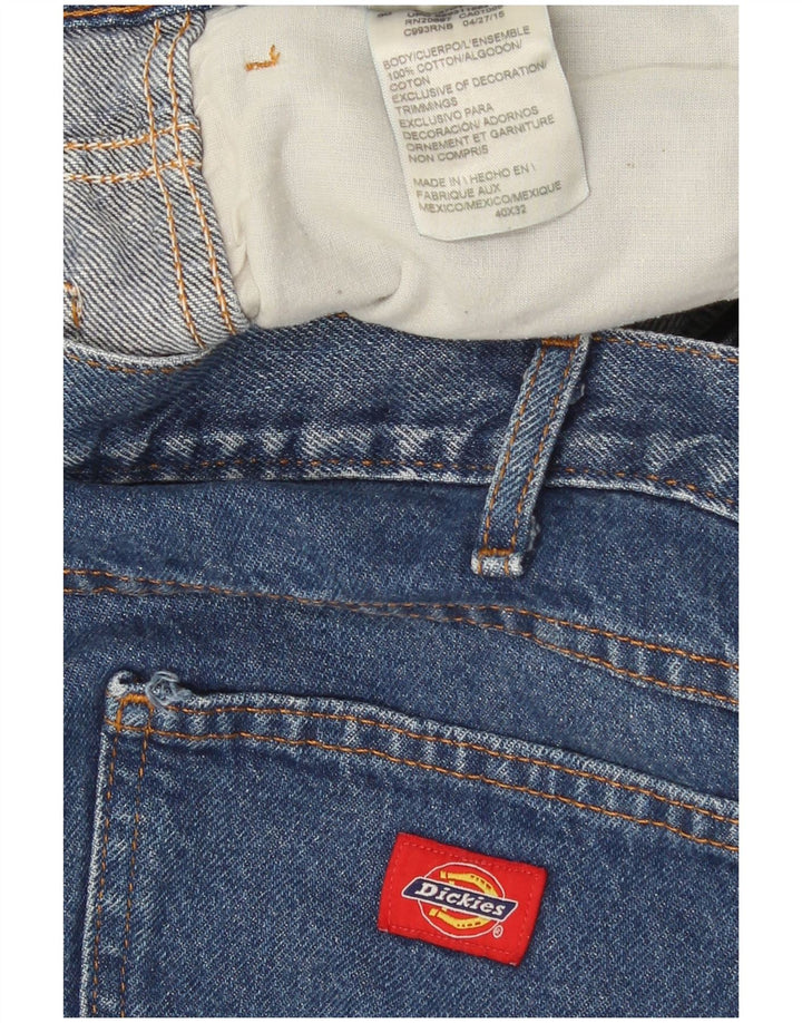 Dickies Herren Straight Jeans W40 L32 Blaue Baumwolle
