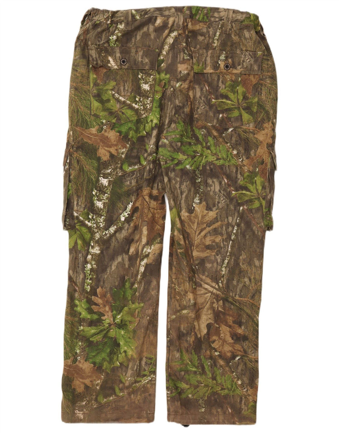 MOSSY OAK Gerade Herren-Cargohose W38 L31 Khaki Camouflage Baumwolle