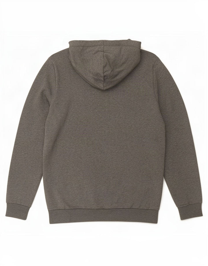 Puma Herren-Kapuzenpullover mit Grafik, klein, grau meliert, Baumwolle