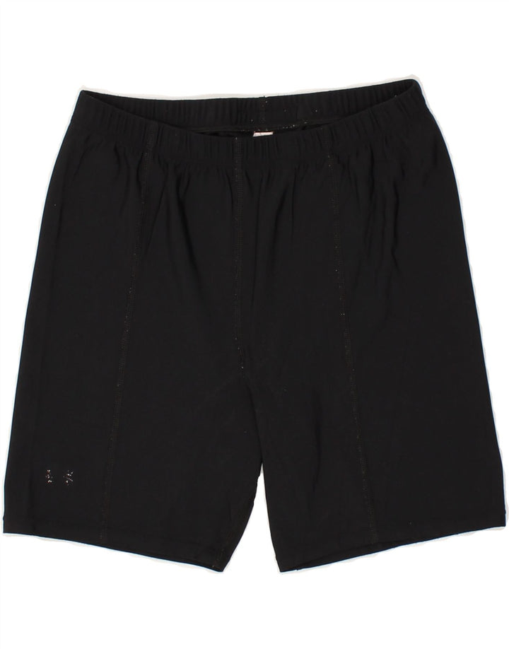 UNDER ARMOUR Womens Sport Shorts UK 8 Small Black | Vintage Under Armour | Thrift | Second-Hand Under Armour | Used Clothing | Messina Hembry 