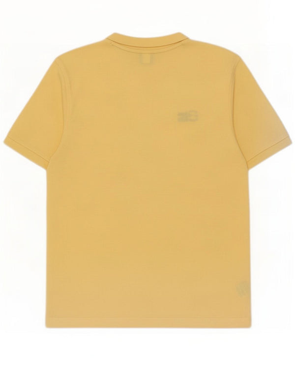 Umbro Mens T-Shirt Top Medium Yellow Polyester