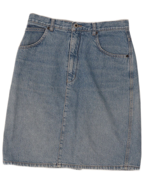 Vintage Damen Jeansrock W31 Mittelblaue Baumwolle