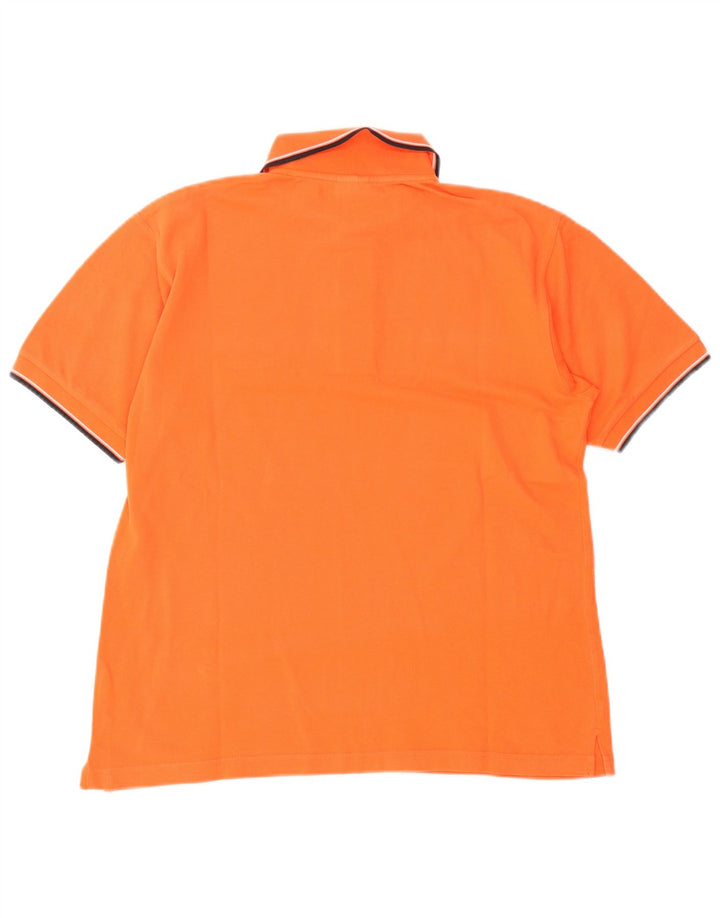 Spalding Herren-Poloshirt aus mitteloranger Baumwolle
