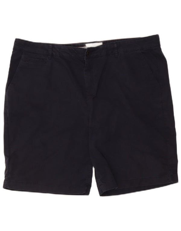 Fat Face Damen-Bermudashorts UK 20 2XL W44 Marineblaue Baumwolle